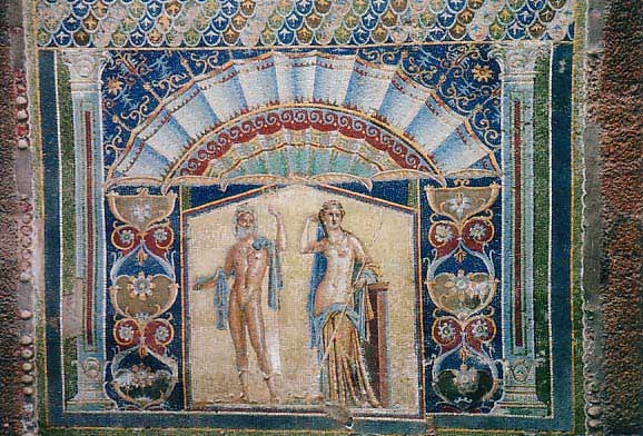 Picture of mosaic in Herculaneum